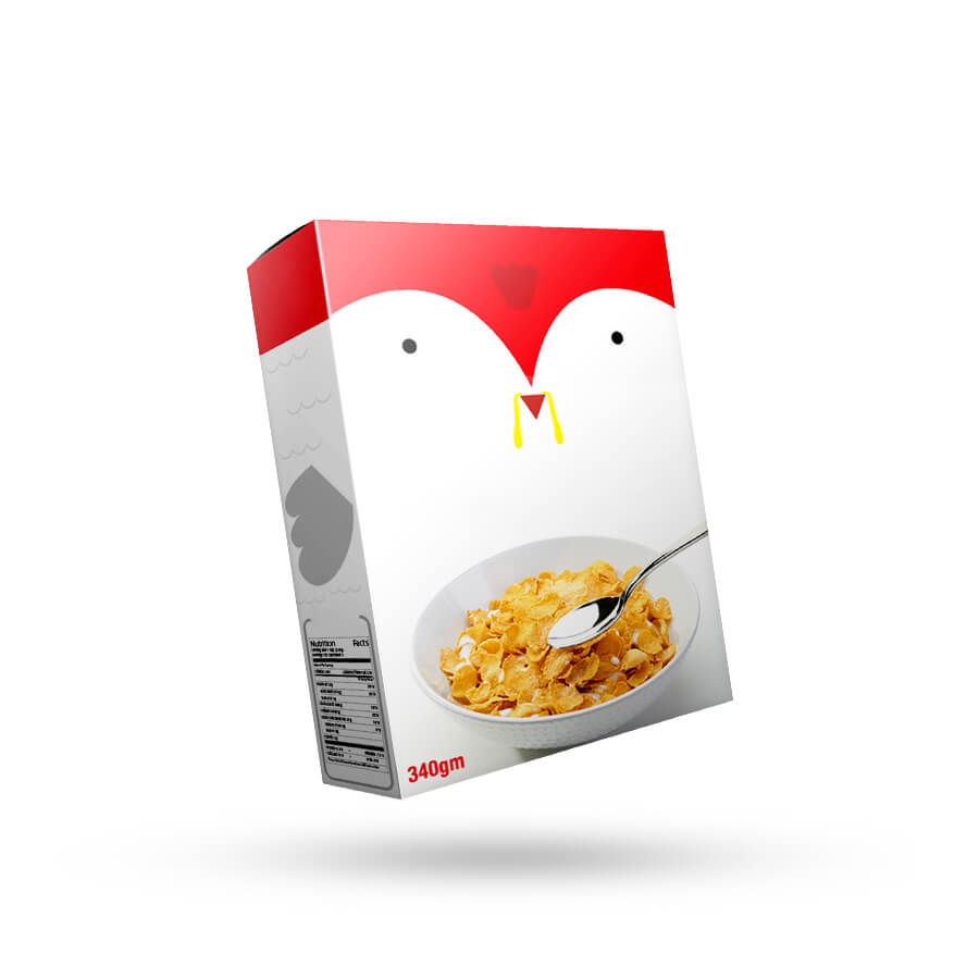 Blank Cereal Boxes