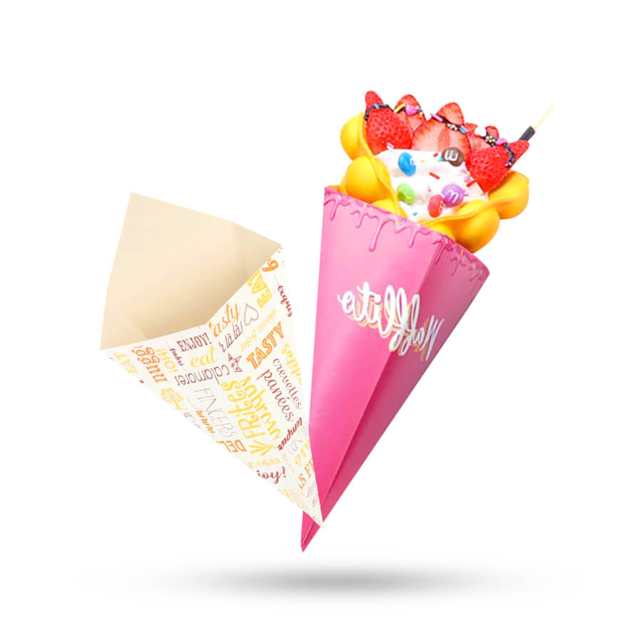 Custom Crepe Cone Packaging