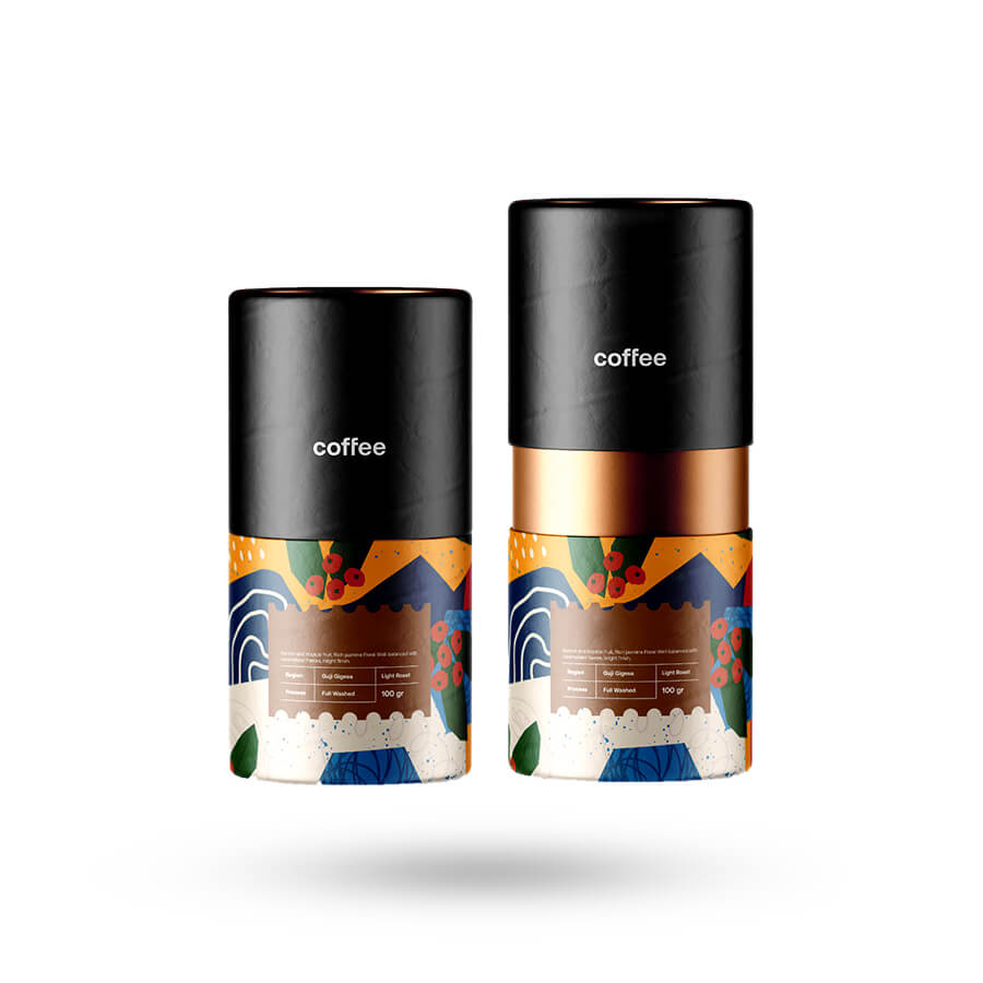 Custom Coffee Tube Packaging