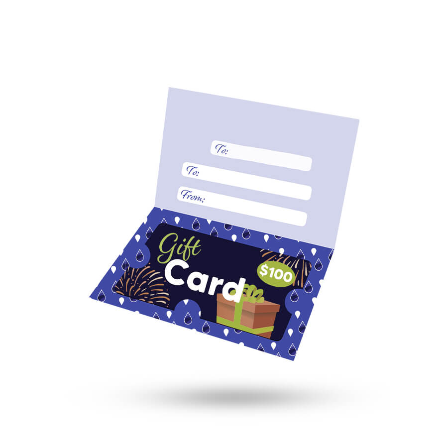 Custom Gift Card Sleeves