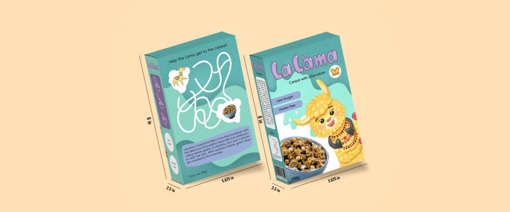 Cereal Box Dimensions